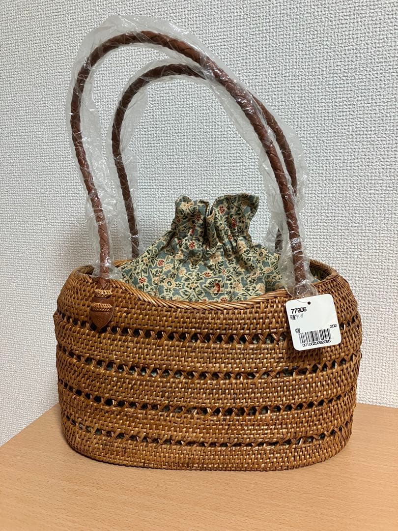 【未使用品】岡重　アタバッグ　かごバッグ