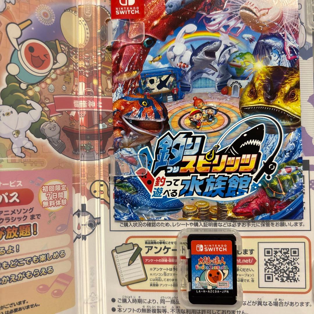 太鼓の達人ドンダブルフェスティバル＋専用コントローラー×2 箱あり