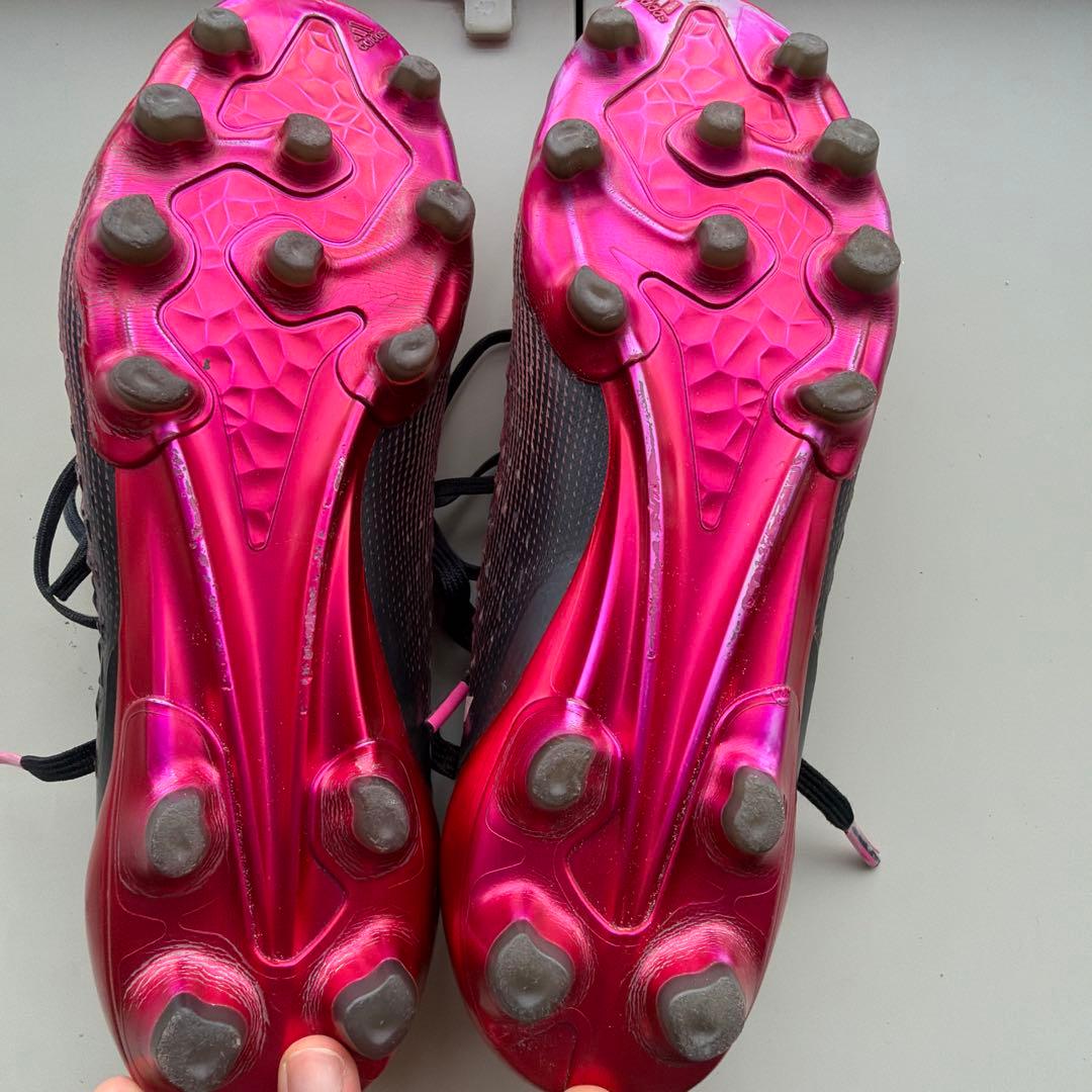adidas X 26サッカーシューズ ピンク/ブラック