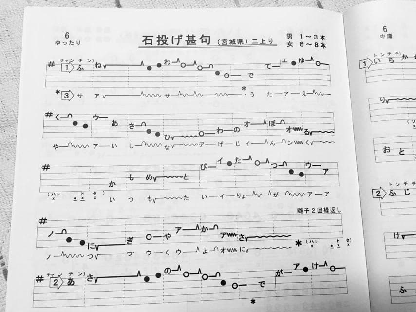 日本の民謡★五線譜～10集セット～e42 楽譜/指導/上達/節回し/ 和楽/参考