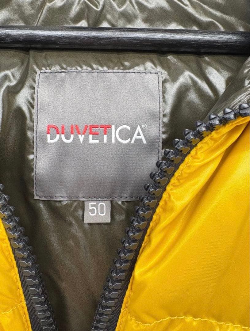 DUVETICA デュベティカ ダウンベスト サイズ50 イエロー黄色