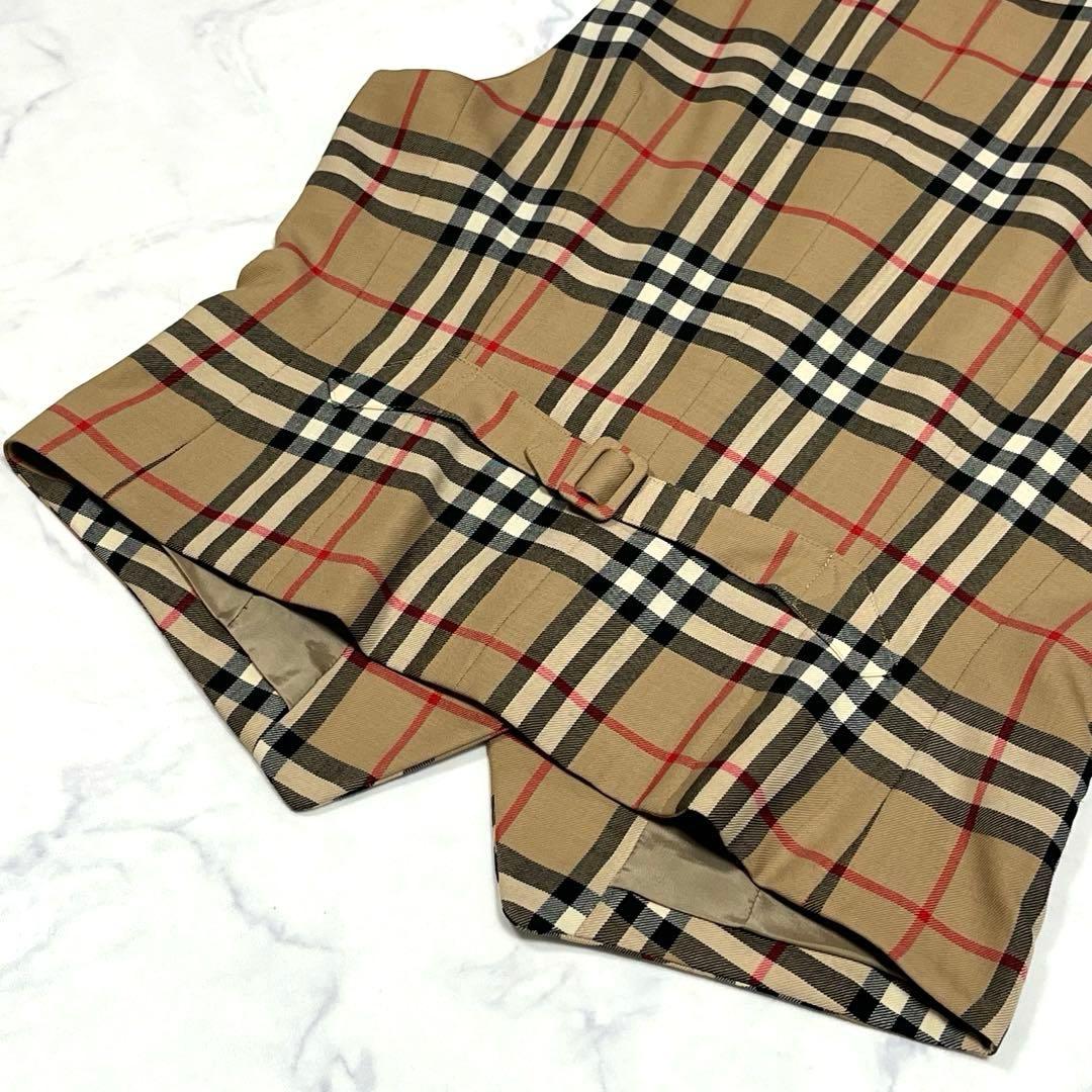 極美品✨Burberrys バーバリー ベスト ジレ ノバチェック 金ボタン