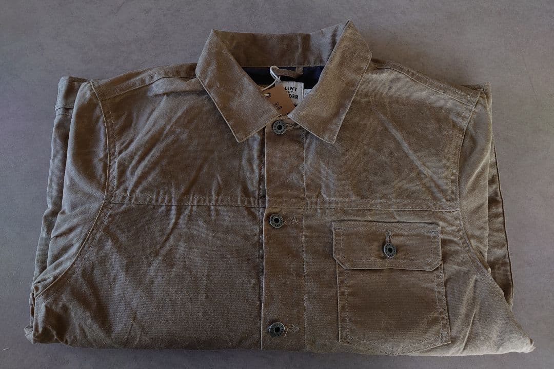 新品　Flint and Tinder ワックスジャケット バブアー オイルド