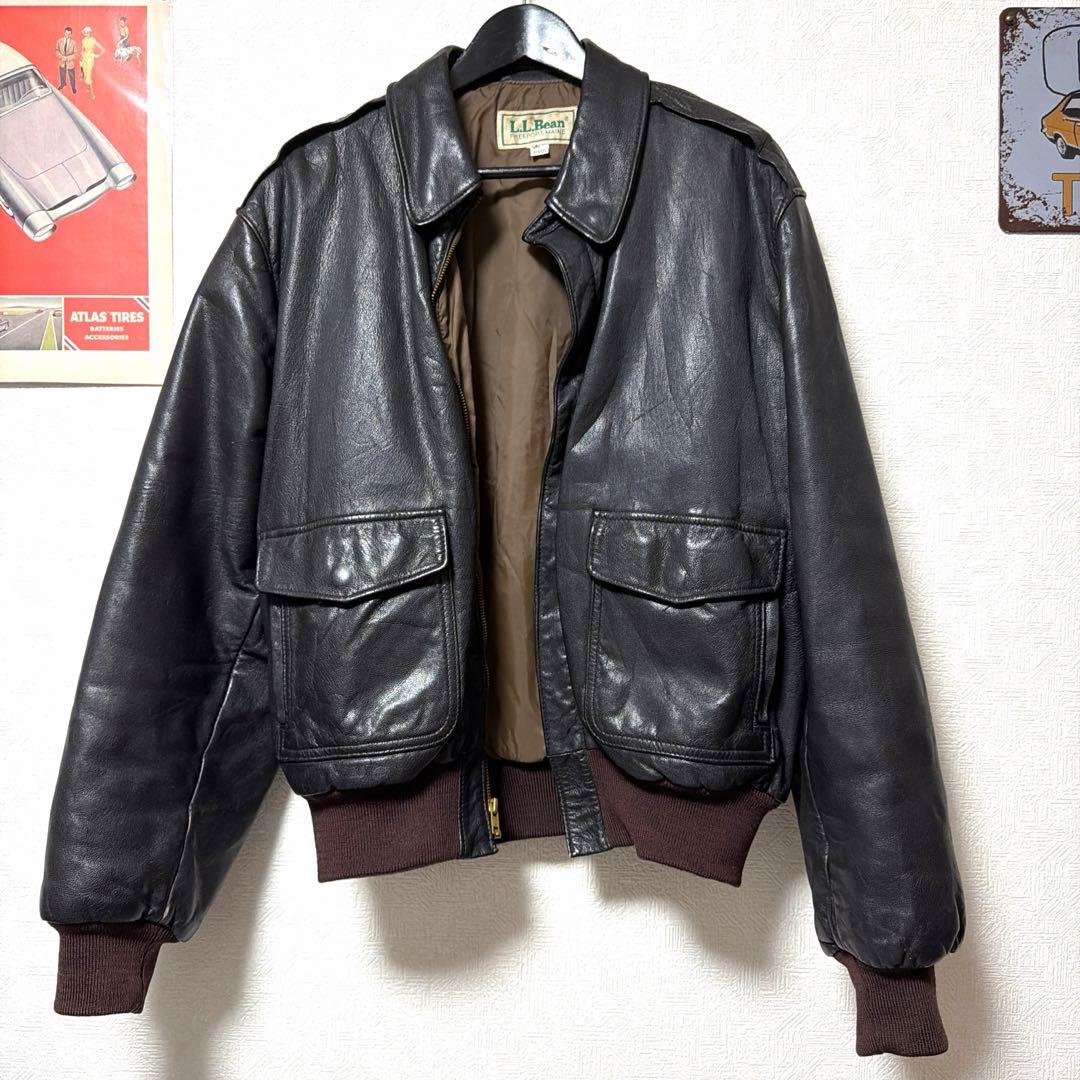 オ*ー様 極上　70s L.L.BEAN A-2 ジャケット　USA製　42 A