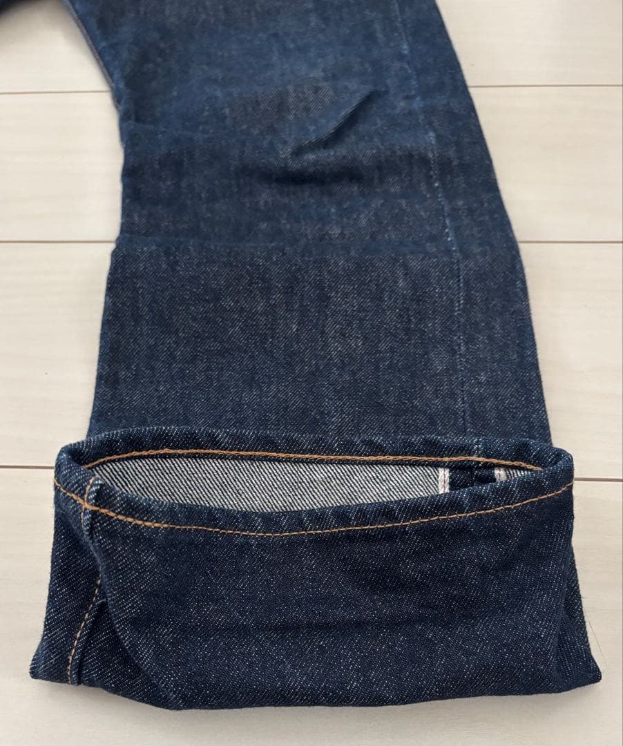 USA製　Levi's 501　セルビッチデニム【W30 L34】革パッチ　濃紺