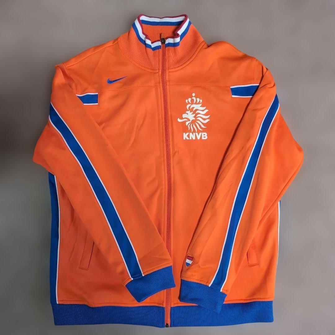 [美品]NIKE サッカー オランダ代表 トラックジャケット ジャージ L