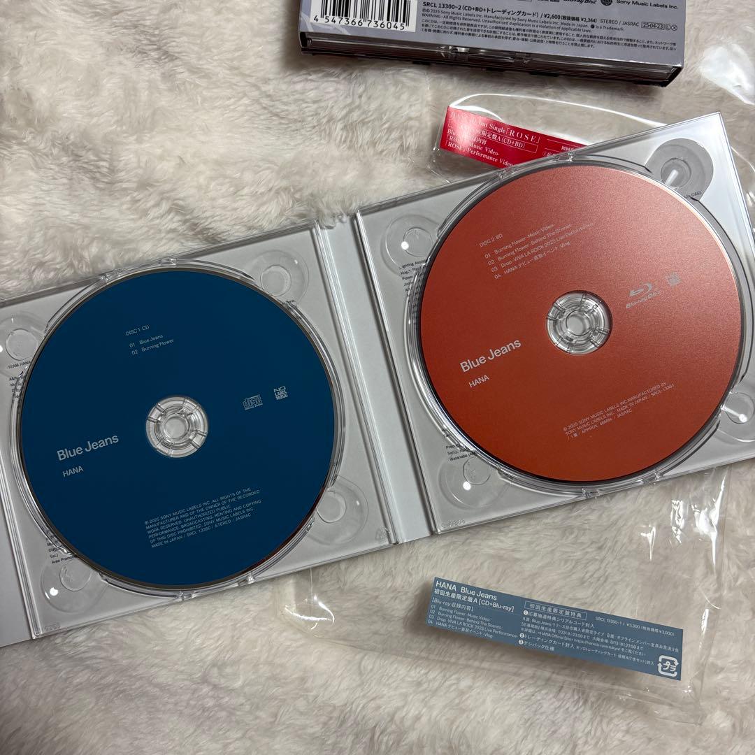 HANA ROSE Bluejeans CD アルバム トレカ付き セット