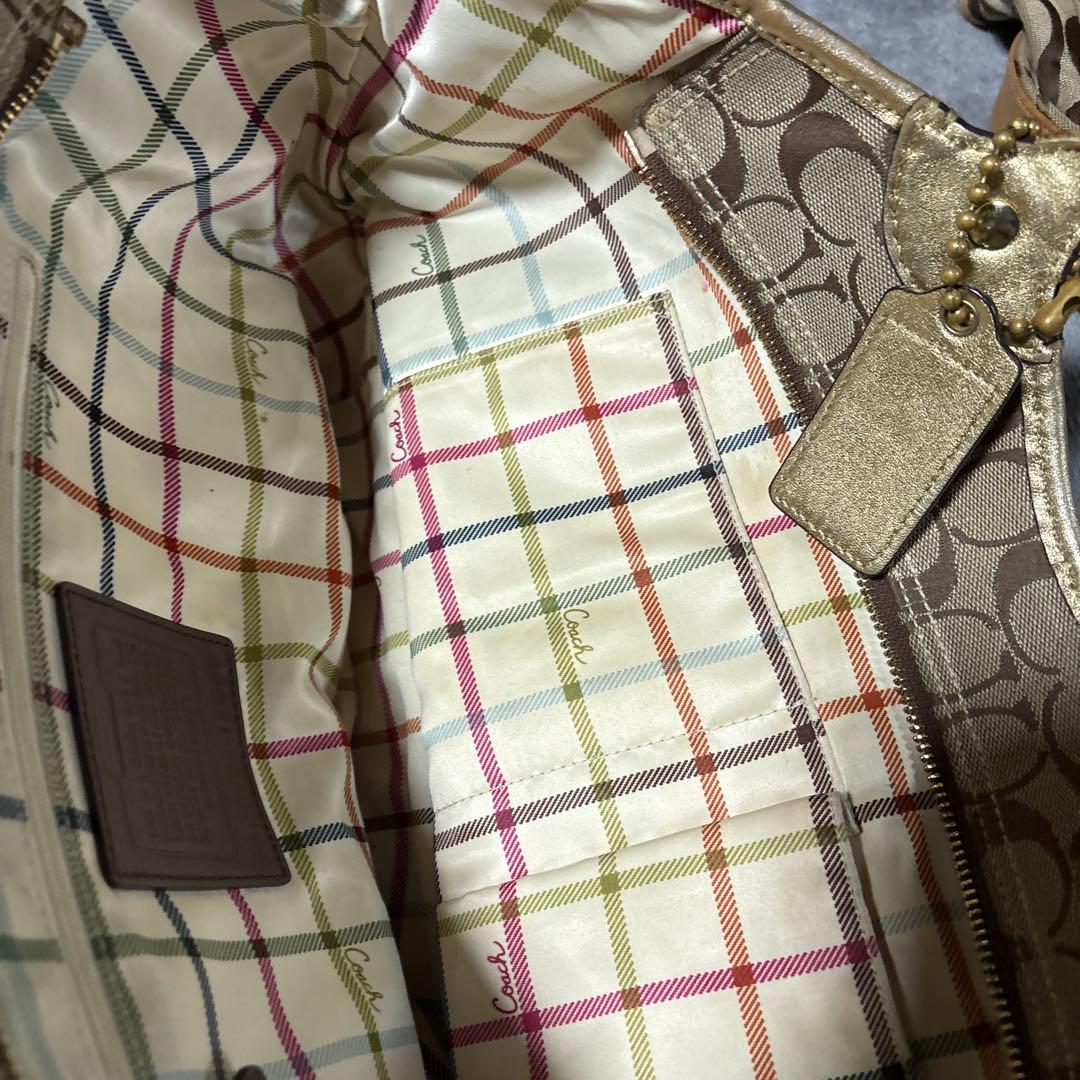 Coach ロゴ柄 ハンドバッグ 3点セット