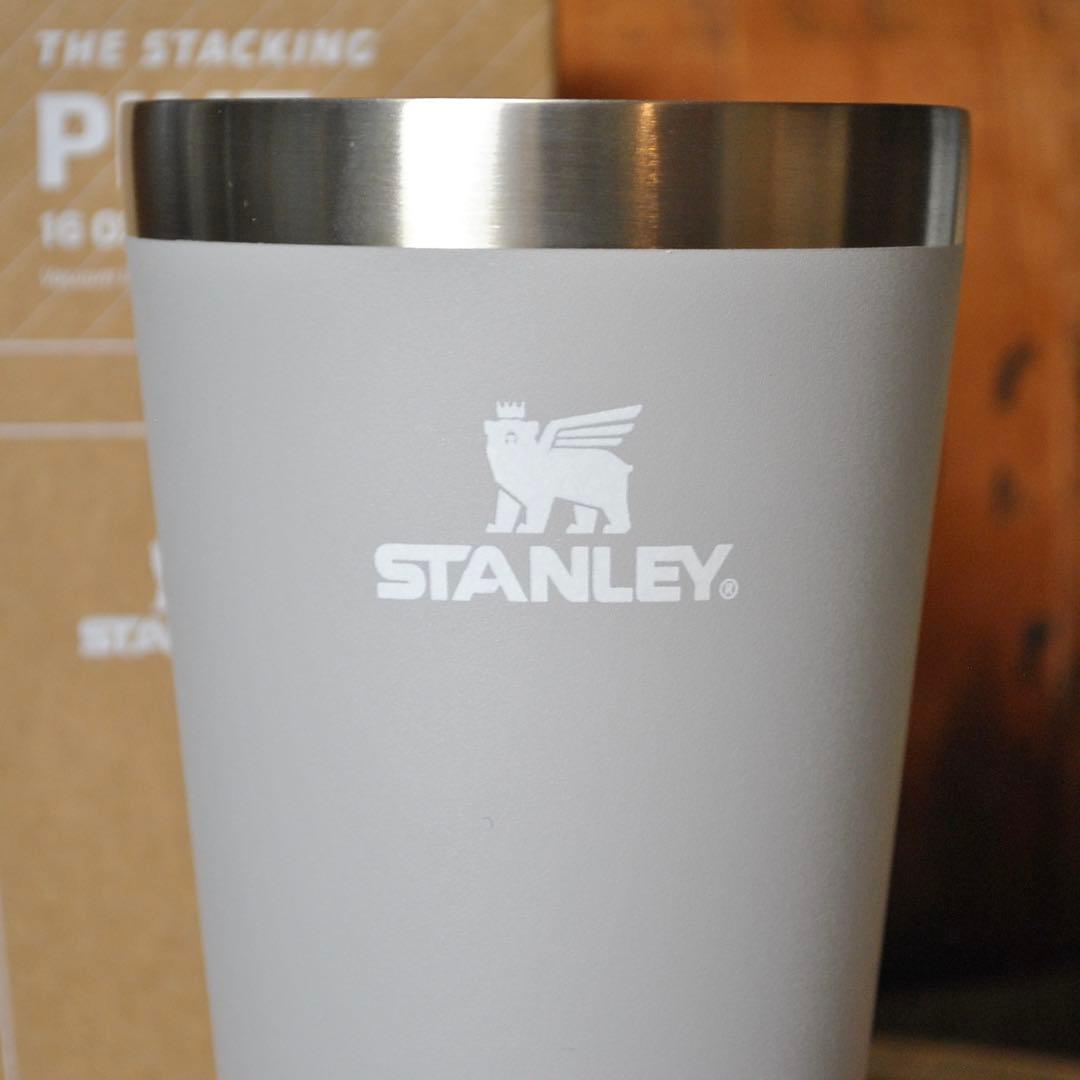 STANLEYスタッキング真空パイント0.47L【2色セット】アッシュ＆ブラック