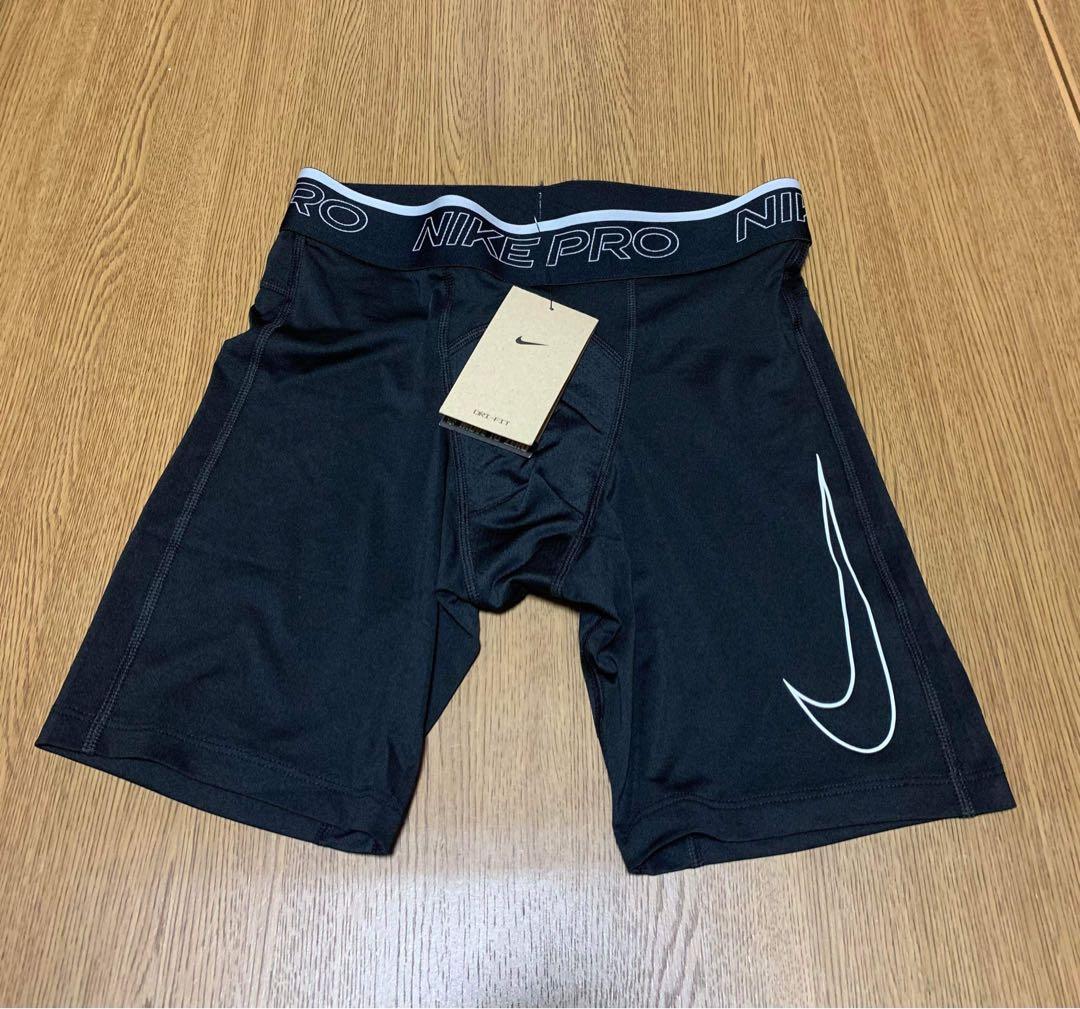 NIKE PRO メンズ セットアップ長袖ショートパンツ Dri-FITブラック