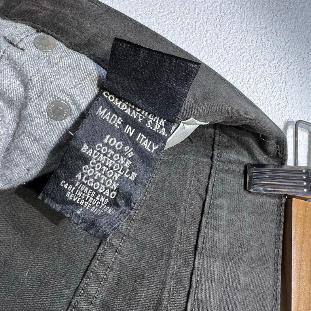 希少 90s ストーンアイランド 上質 チノ ワーク ストレート パンツ 28