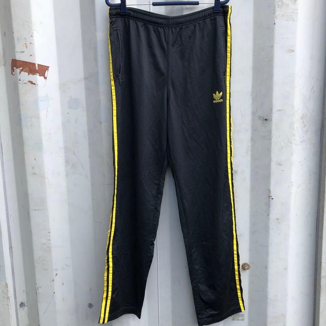 adidas トラックパンツ　ジャージー　万国旗タグ　サイズXL