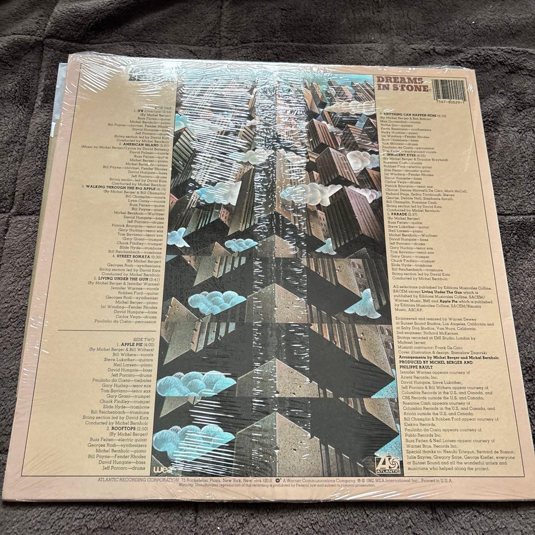 Michel Berger Dreams in Stone レコード　AOR