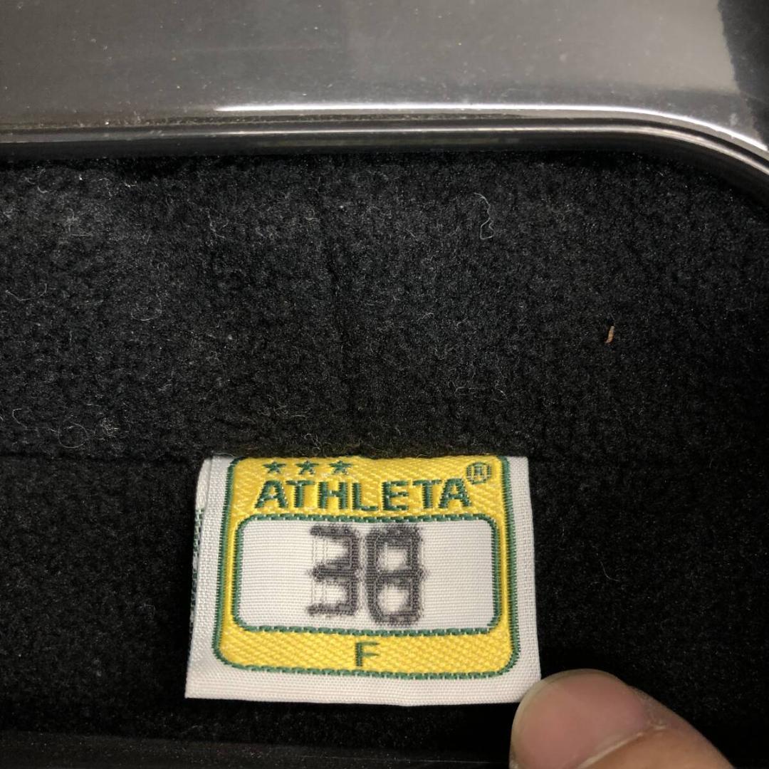 ATHLETA アスレタ 中綿入り ベンチコート ブラック フリーサイズ