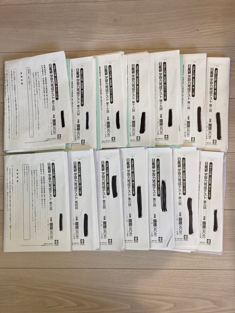 ❗️限定レア出品 日能研最新版❗️2024年度　5年公開模試育成夏冬講習フルセット