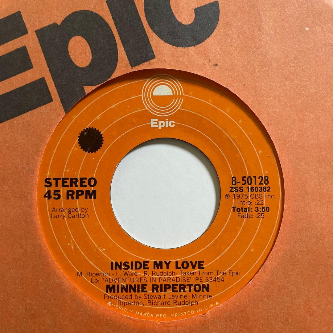 【7インチ】Minnie Reperton - Inside My Love