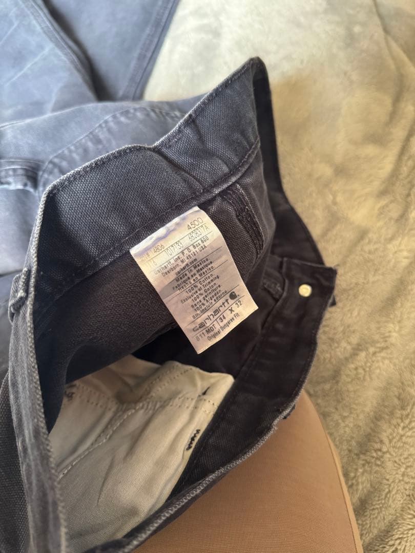 carhartt カーハート ネイビー ダックペインターパンツ フェード