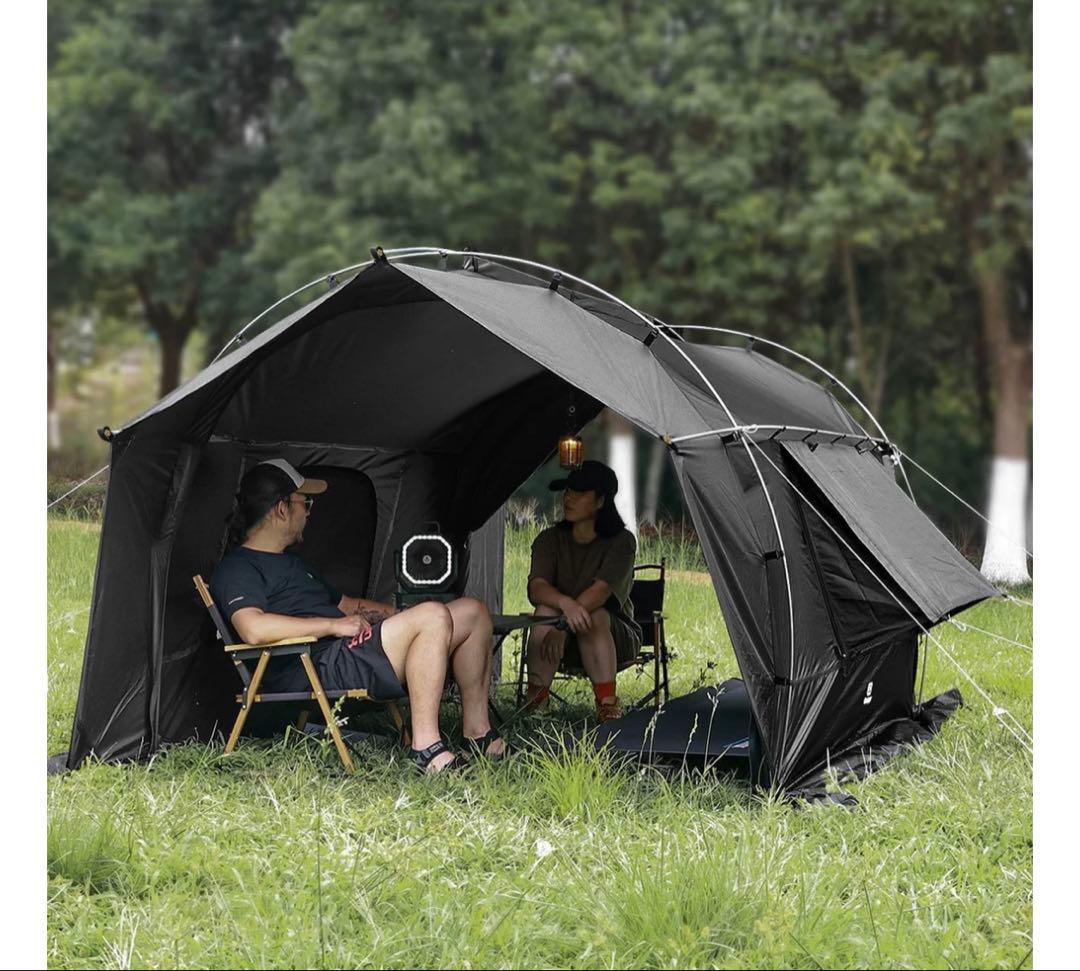 GOGlamping 【カヌーテント】本体+TPUドア1枚 TPU 窓2枚セット