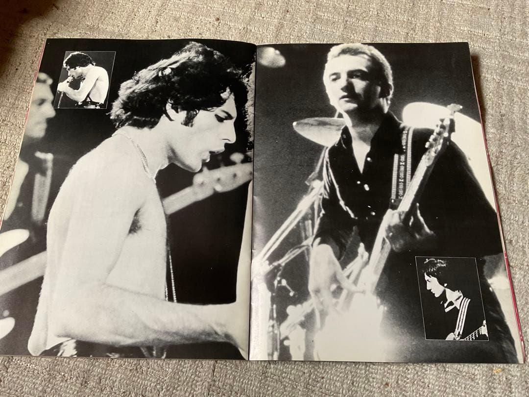 QUEEN／JAPANツアー。1979。パンフレット【クイーンジャパンツアー】。