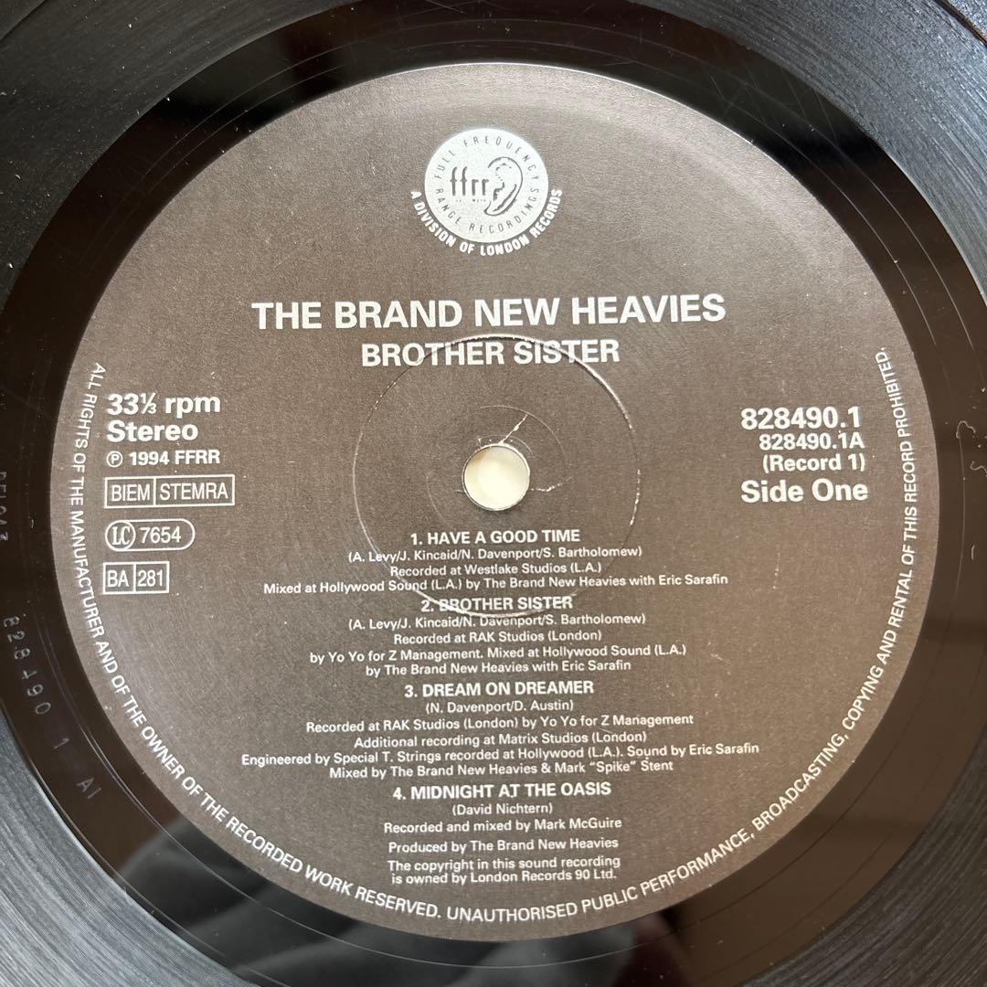 洋楽 THE BRAND NEW HEAVIES / BROTHER SISTER