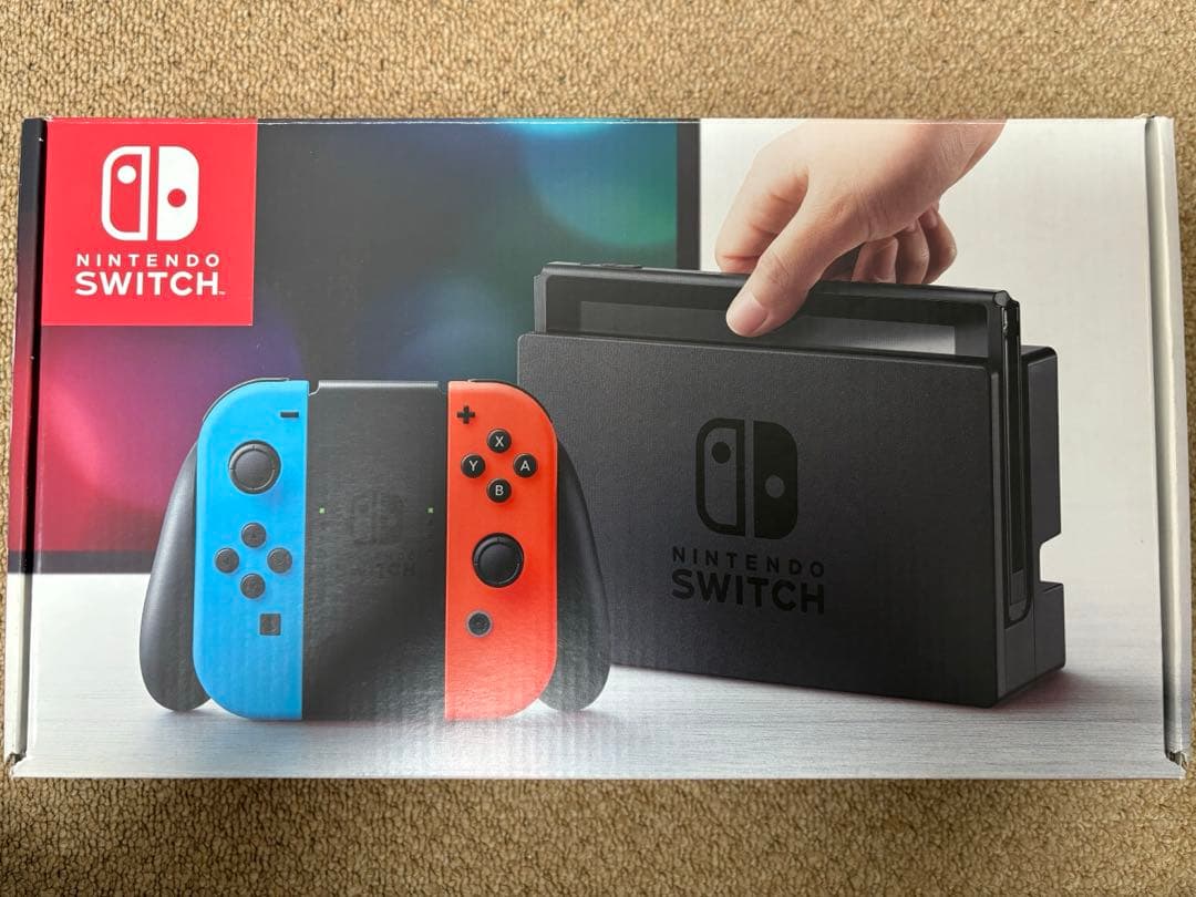 Nintendo Switch 本体　青 赤　セット 動作確認　初期化済み