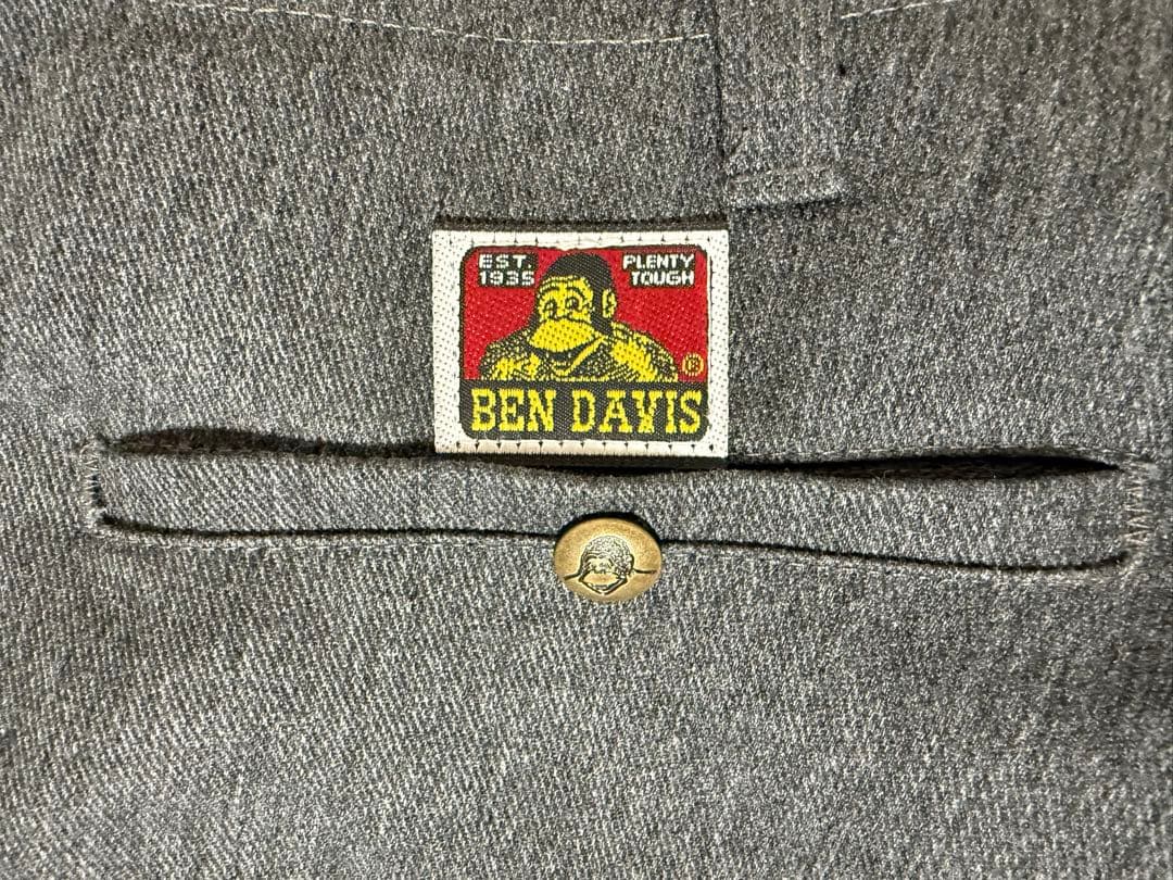 90s 美品USA製 BEN DAVIS フリスコパンツ W31 グレー