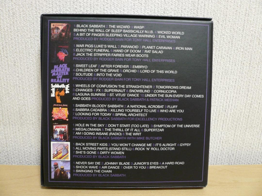 BLACK SABBATH「THE COMPLETE ALBUMS 8CD 」
