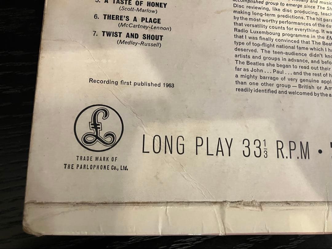 【レア】BEATLES MONO GOLD PARLOPHONE SAMPLE