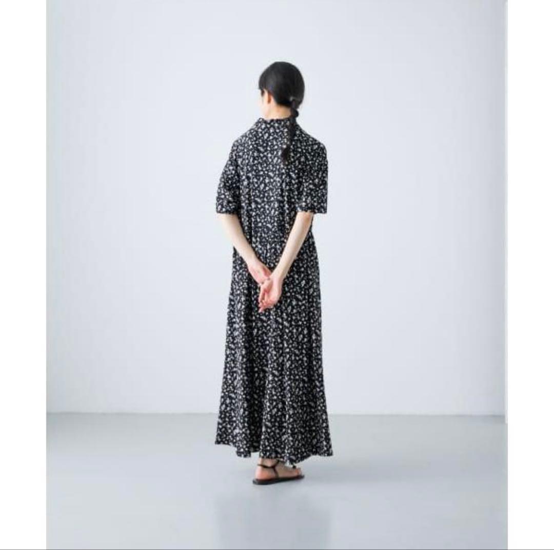 かぐれ　2024ss スモールフラワープリントワンピース