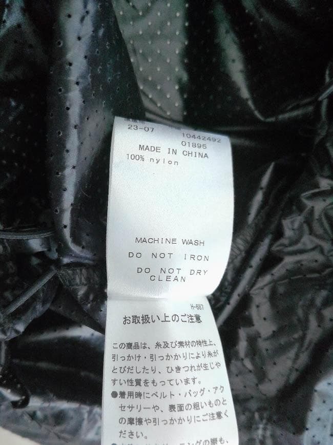 美品 パーリーゲイツ PERTEX 撥水 フルジップ ジャケット 5 ゴルフ 黒