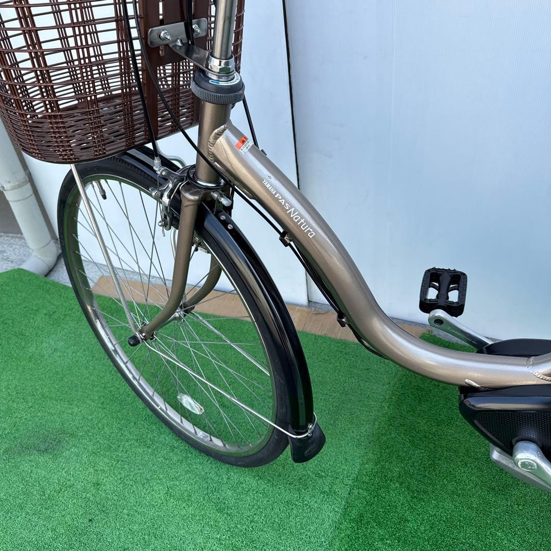 YAMAHAヤマハ電動アシスト自転車26インチ 8.9Ah ゴールド
