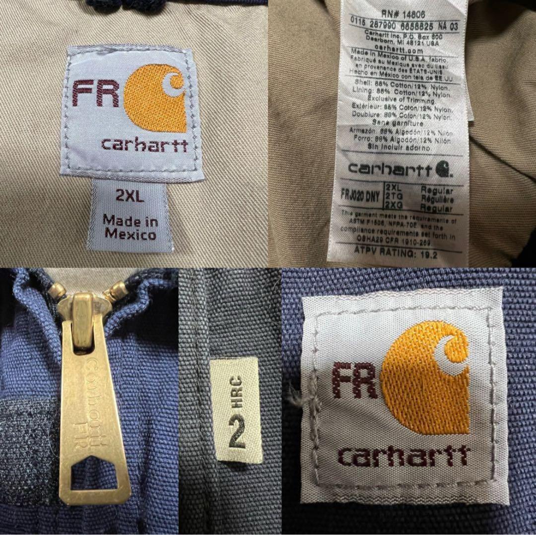 メキシコ製 Carhartt FRジャケット 企業ロゴ入り メンズXXL