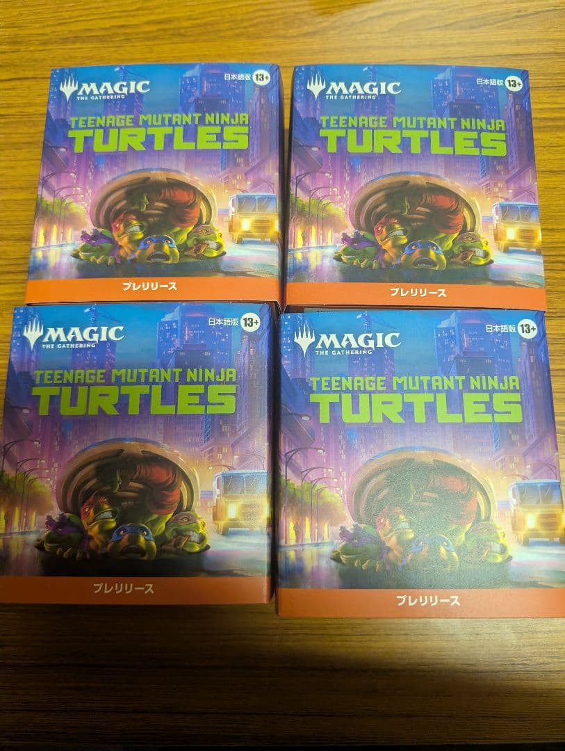 j*d様 MTG『ミュータント タートルズ』プレリリース＋プレイブースター　各4