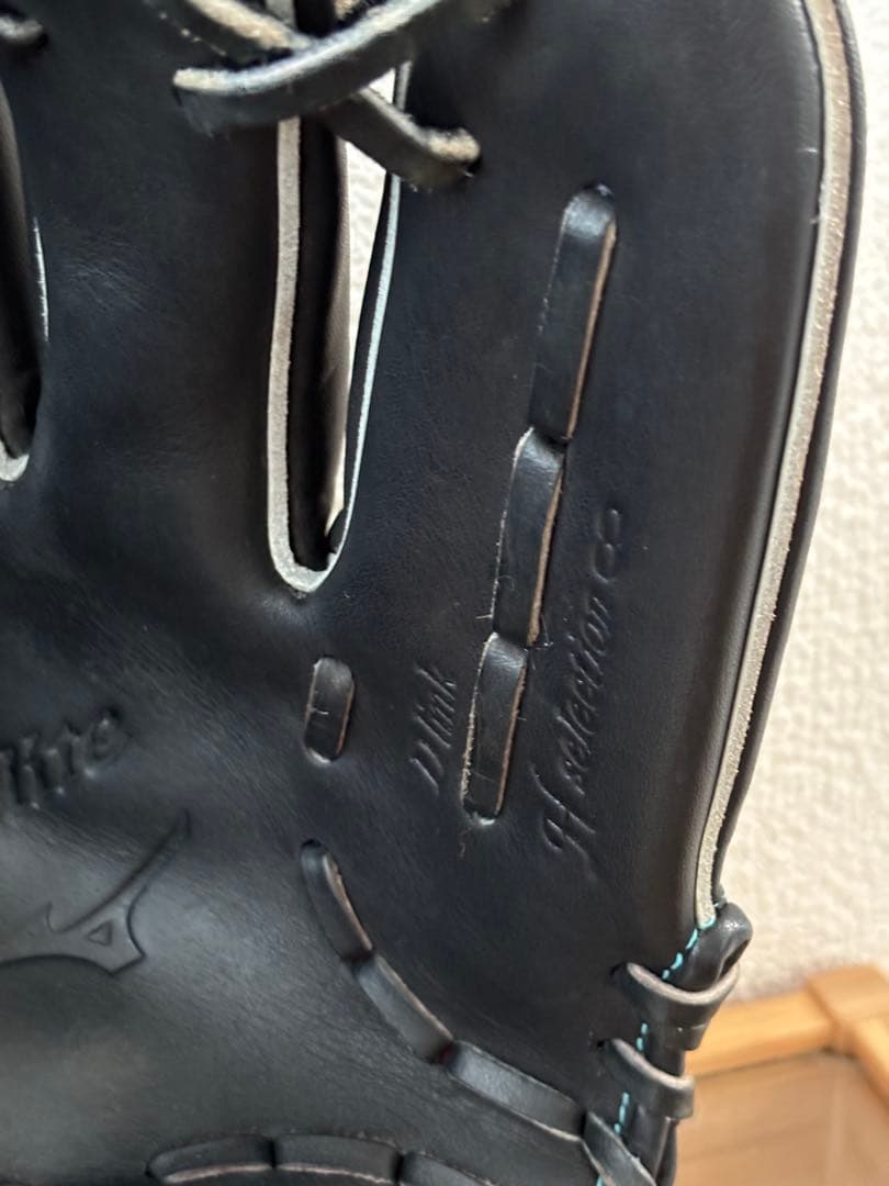 【美品】ダイバーシティブルー 投手用 野球 グローブ 軟式 ミズノ