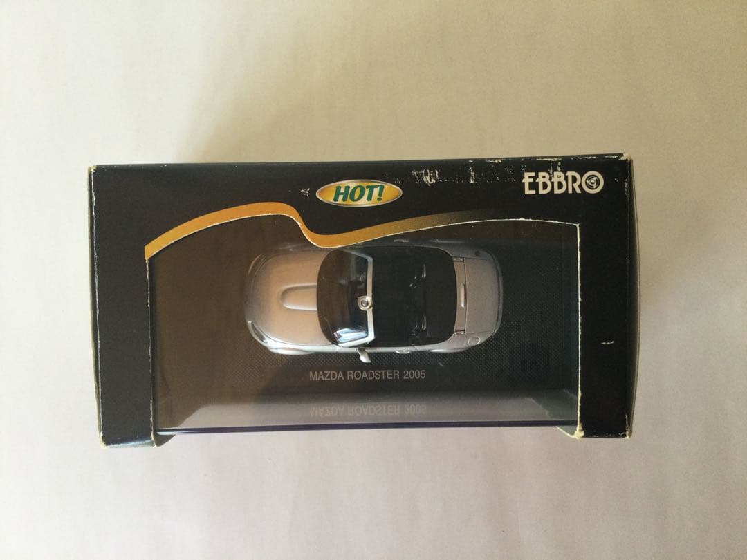 春風　EBBRO マツダ ロードスター 2005 シルバー ミニカー