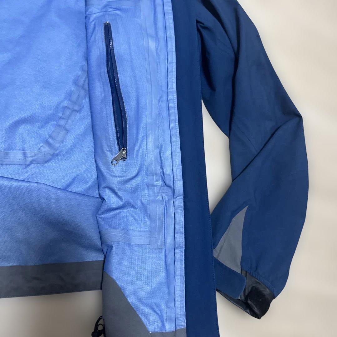 Patagonia フィッシングジャケット ネイビー　s トラウト　パタゴニア