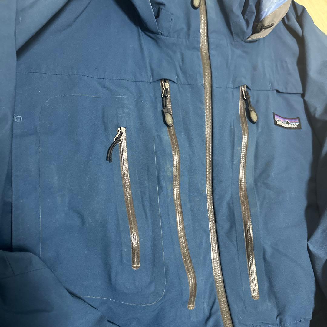 Patagonia フィッシングジャケット ネイビー　s トラウト　パタゴニア