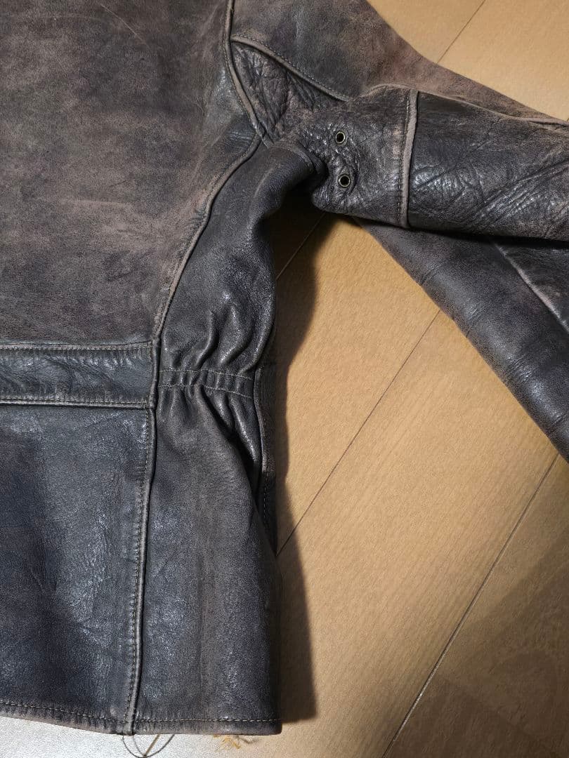 40s～50s.Sportclad .馬革 レザージャケット.茶.サイズM.