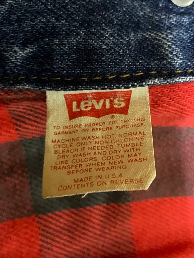 ジャケット・アウター 80S Levis 70411 0816 Denim Jacket size38