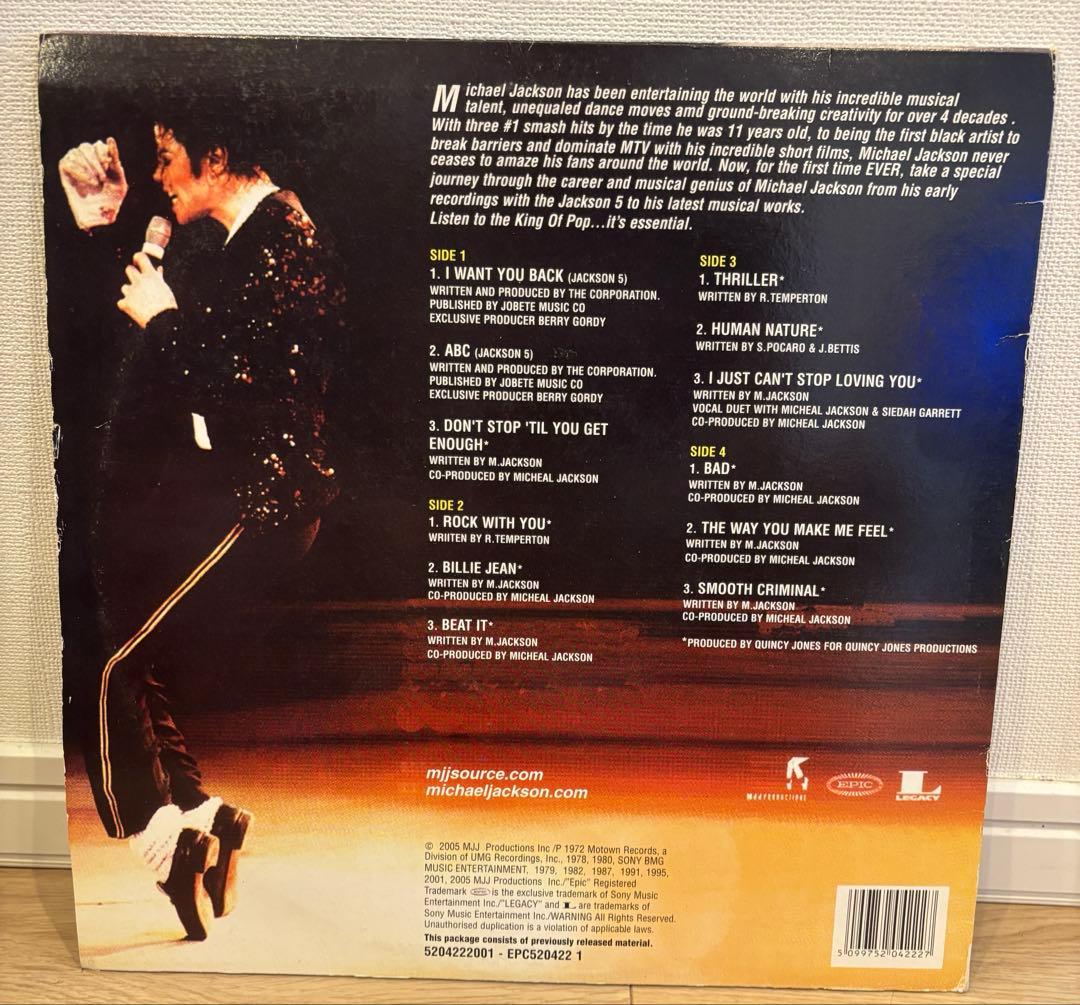 美品 The Essential Michael Jackson 2LPレコード
