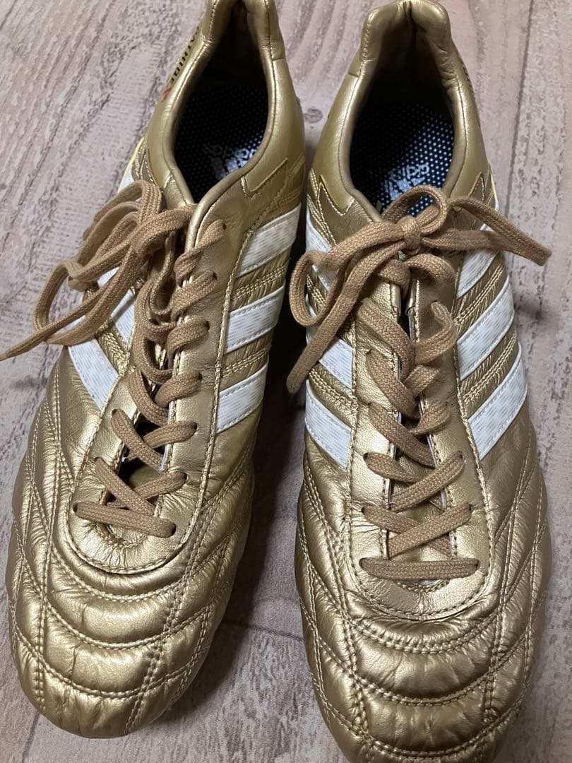 中田英寿氏着用モデル！ adidas パティークX ゴールド