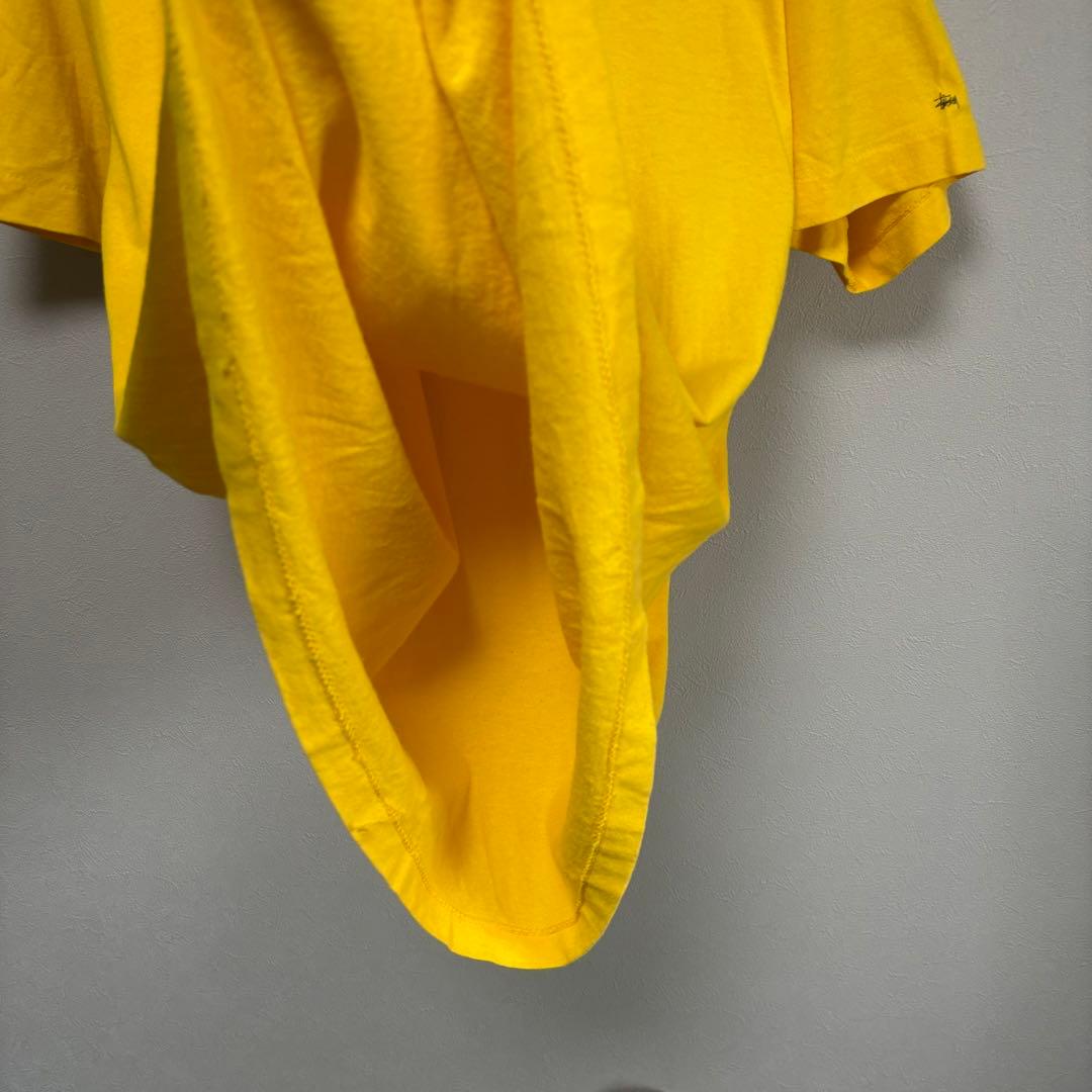 OLD stussy オールド ステューシー Tシャツ USA製 黄色 イエロー