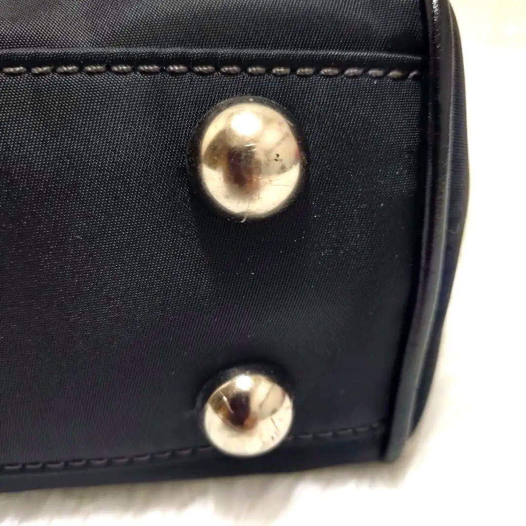 ポールスミス トートバッグ ブラック ナイロン×レザー ビジネス 通勤