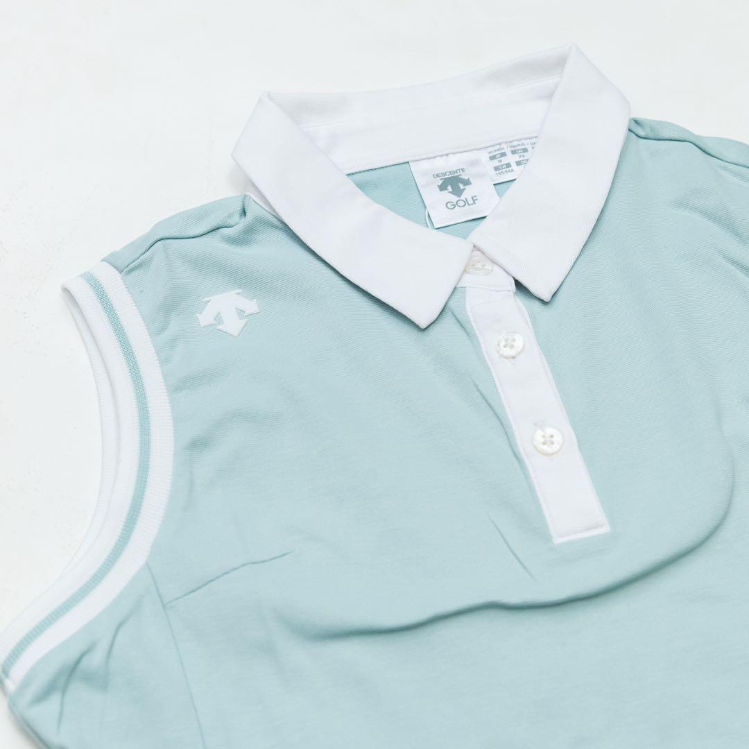 【新品】DESCENTE GOLF ノースリーブポロシャツ M DGWJA15