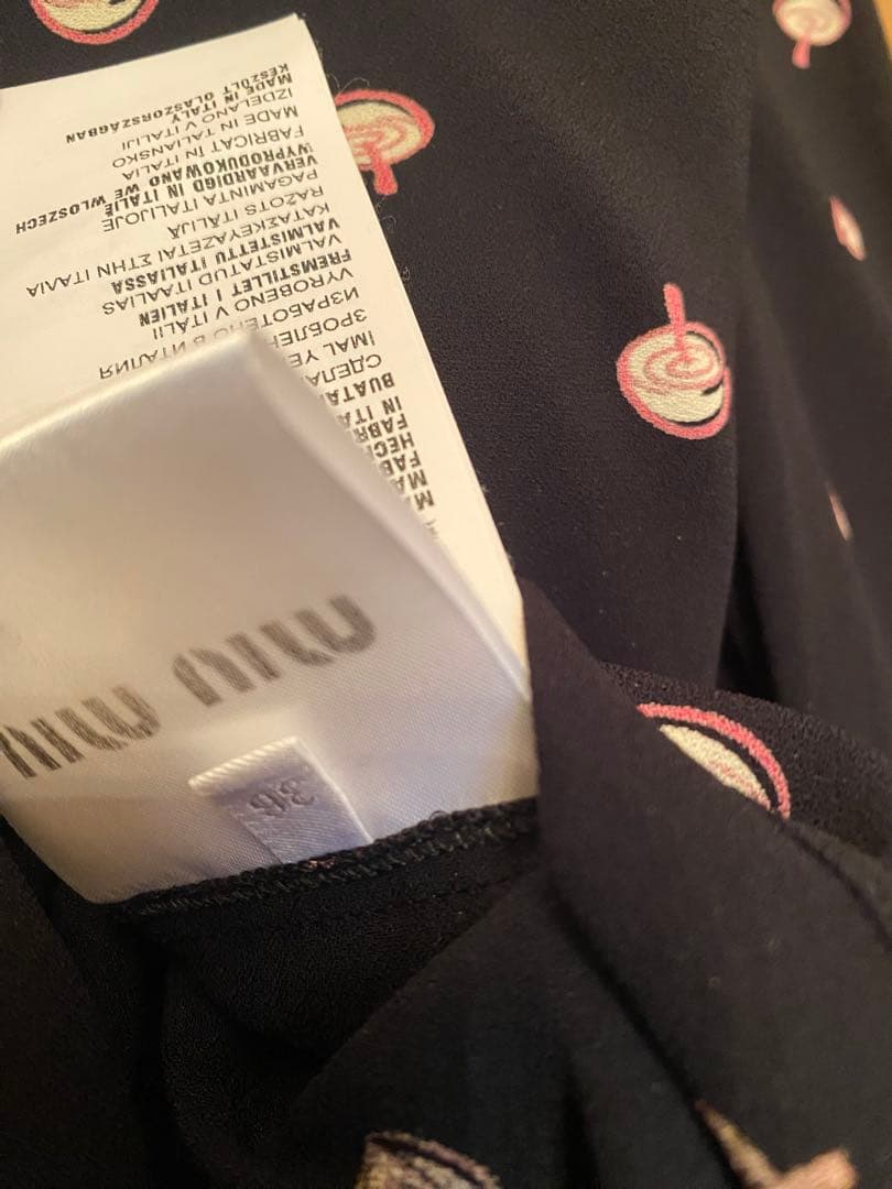 専用　たまよ様　miumiu レース襟　ロゴ入りブラウス