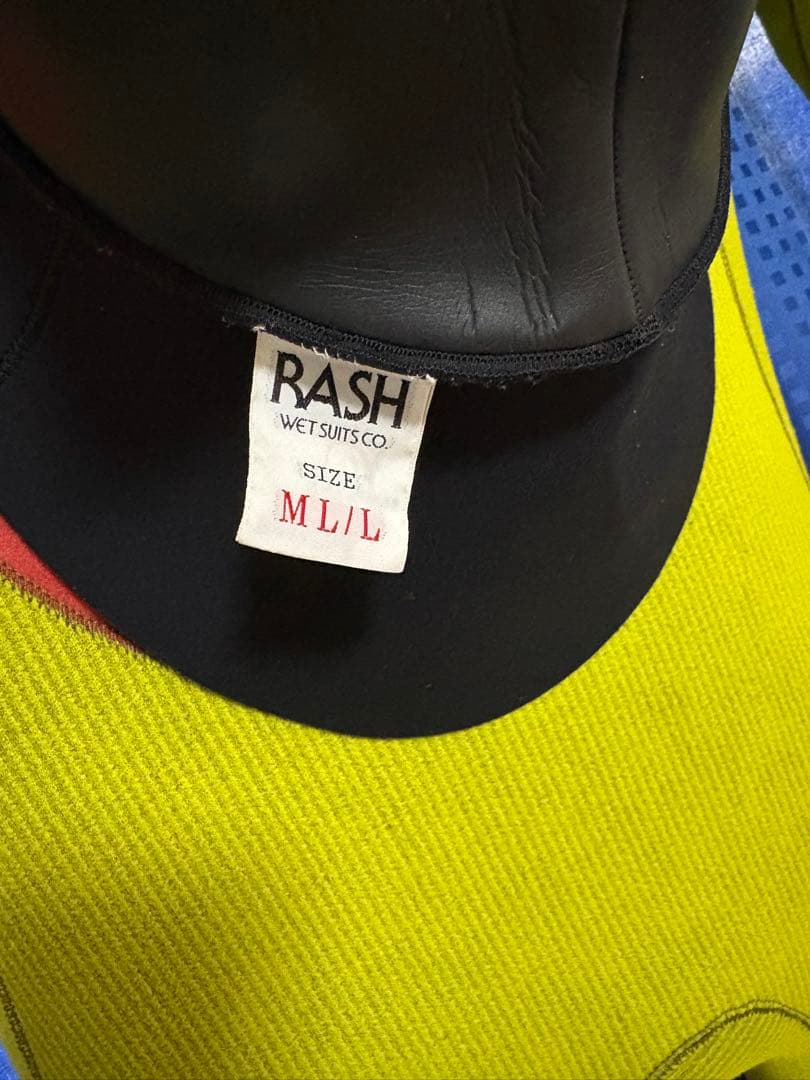 美品　RASH 5×3 セミドライ　メンズ　ウェットスーツ