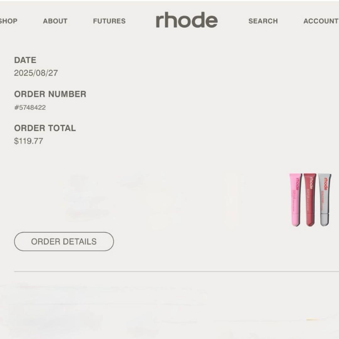 RHODE ヘイリー STRAWBERRY GLAZE リップ トリートメント