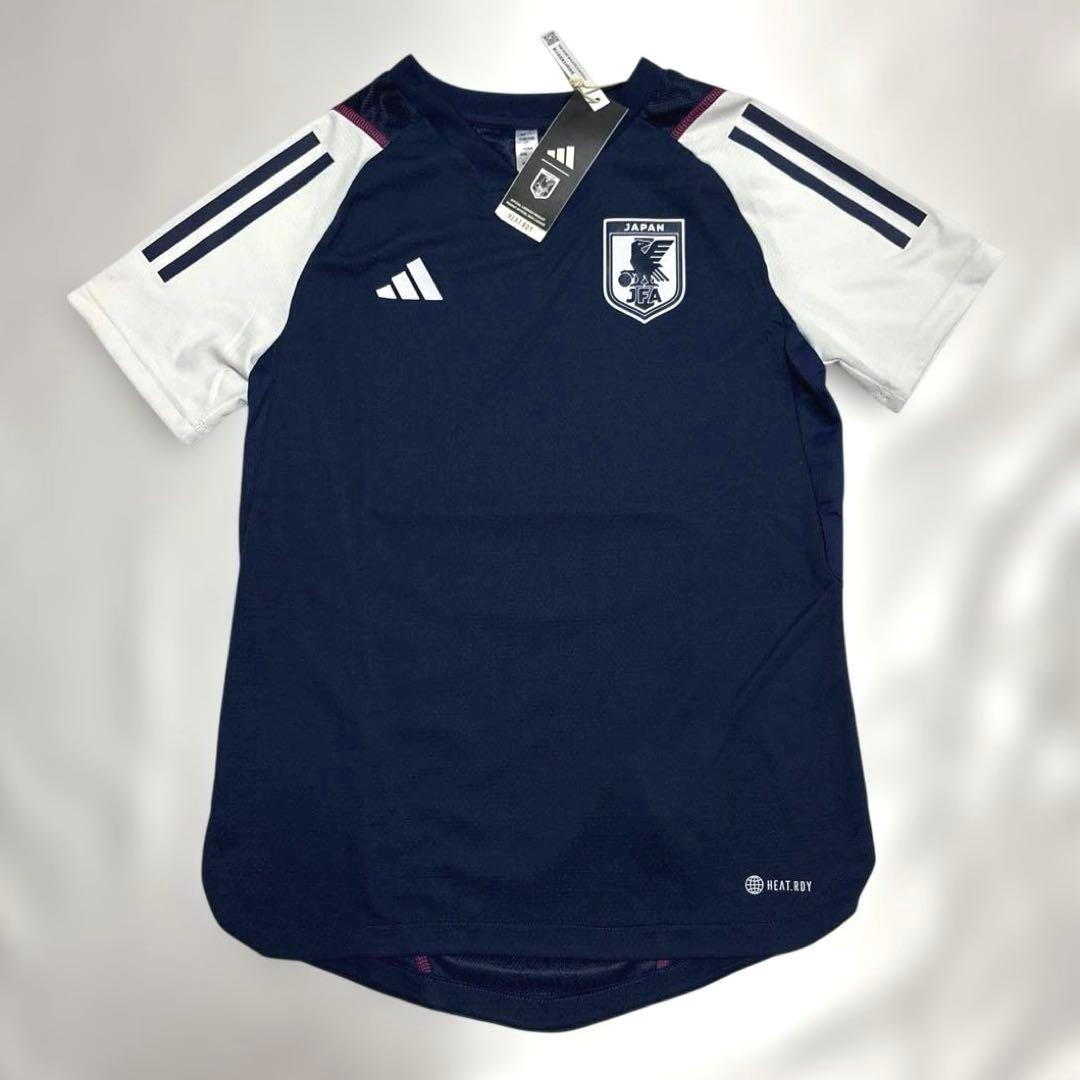 【未使用】adidas 女子日本代表 トレーニングトップ/プラクティスシャツ M