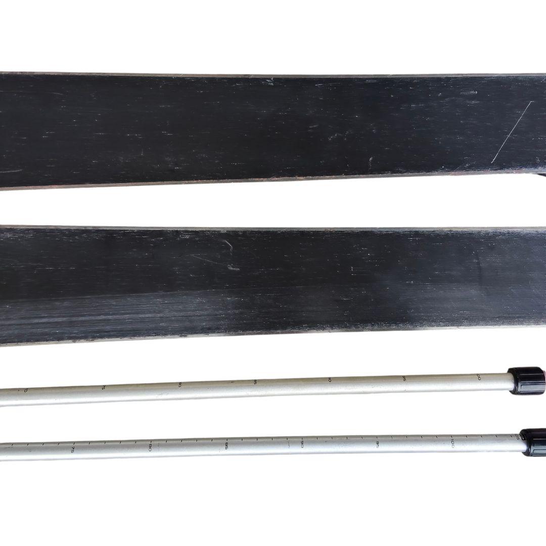 KAZAMA 130cm ストック Hart 70-105cm ビンディング付き