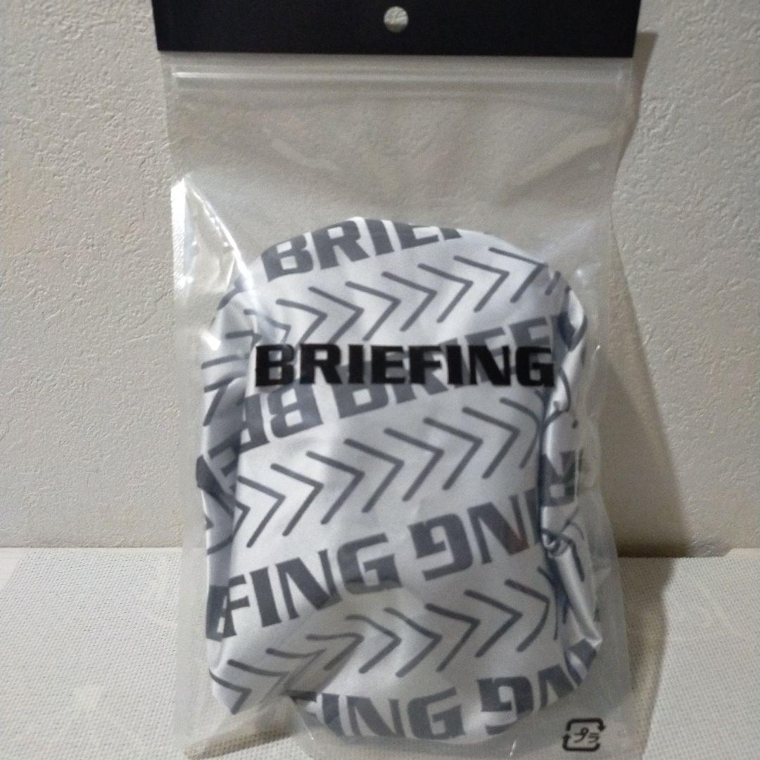新品 BRIEFING ブリーフィングバイアスロゴジャガードアイスバッグホワイト